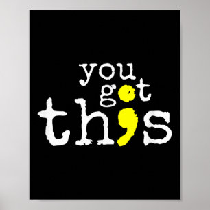 Selbstmordbewusstsein Unterstützung Positives Zita Poster