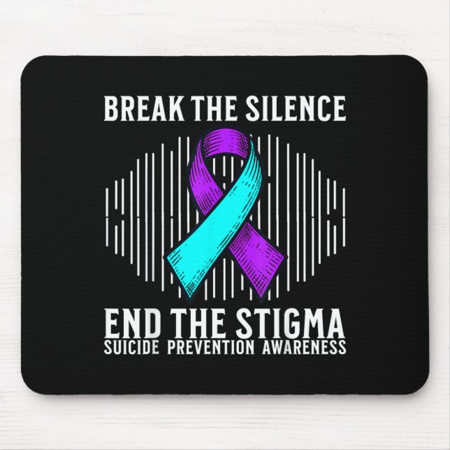 Selbstmordbewusstsein Unterstützung Selbstmordpräv Mousepad (Vorne)