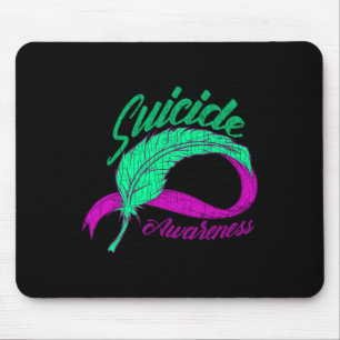 Selbstmordbewusstsein Wings Mental Health Happy Gi Mousepad
