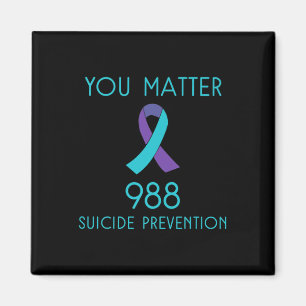 Selbstmordprävention 988 Hotline-Shirt Premium Magnet