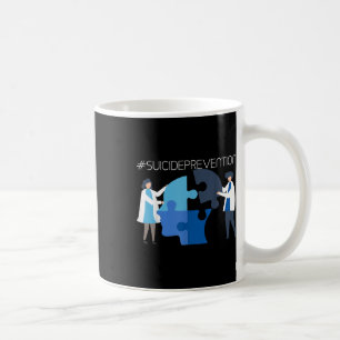 Selbstmordprävention - Bewusstsein für psychische Kaffeetasse