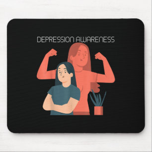 Selbstmordprävention - Bewusstsein für psychische  Mousepad
