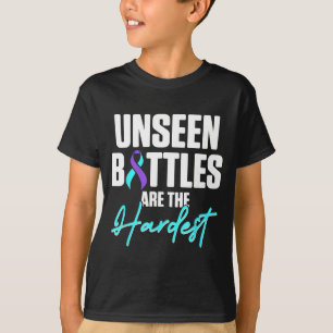Selbstmordprävention Krieger Mental Health Bewusst T-Shirt
