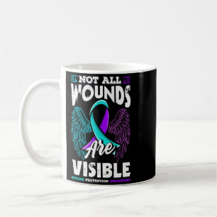 Selbstmordprävention Nicht Wunden Sind Sichtbar Kaffeetasse
