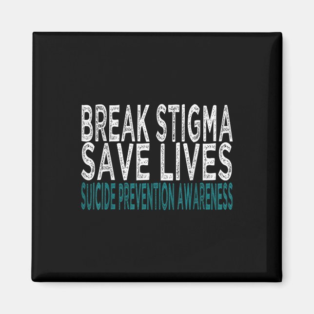 Selbstmordprävention Unterstützung Stigma brechen  Magnet (Vorne)