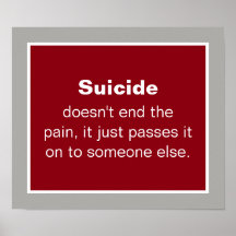 Selbstmordprävention - Zitat