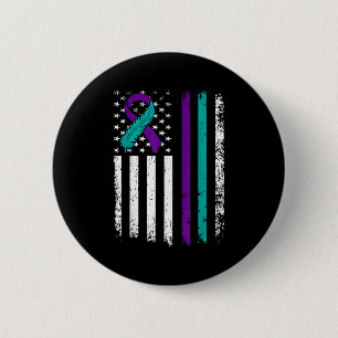 Selbstmordpräventions-Bewusstsein Amerikanisches F Button