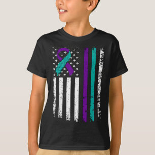 Selbstmordpräventions-Bewusstsein Amerikanisches F T-Shirt