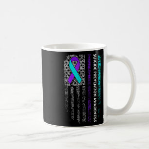 Selbstmordpräventions-Bewusstseins-Schleife Amerik Kaffeetasse