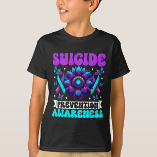 Selbstmordpräventions-Bewusstseins-Schleife Psychi T-Shirt