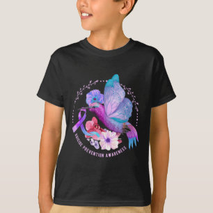 Selbstmordpräventions-Bewusstseins-Schleife Schmet T-Shirt
