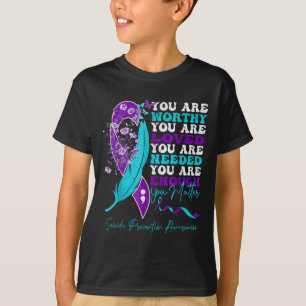 Selbstmordpräventions-Bewusstseins-sensitiv-motivi T-Shirt