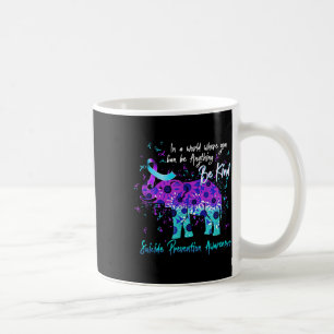 Selbstmordpräventions-Bewusstseins-Sonnenblumen-El Kaffeetasse