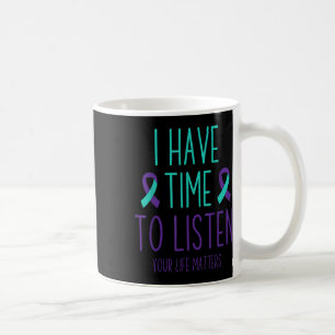Selbstmordpräventions-Bewusstseinsmonat Ich habe Z Kaffeetasse