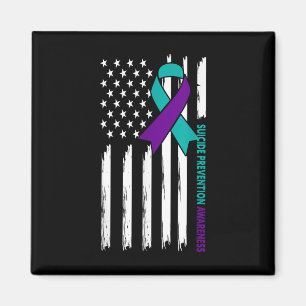 Selbstmordpräventions-Bewusstseinsmonat USA Amerik Magnet