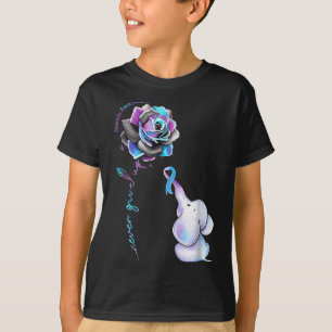 Selbstmordpräventions-Bewusstseinsmonats-Blumen-El T-Shirt