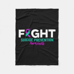 Selbstmordpräventions-Schleife Depression Selbstmo Fleecedecke