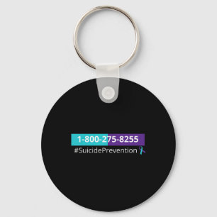 Selbstmordpräventionsbewusstsein 1-800-273-8255 schlüsselanhänger