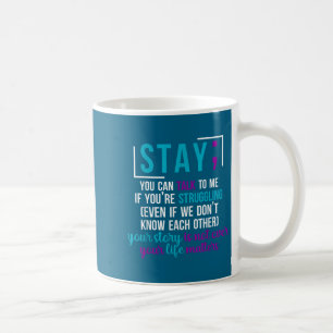 Selbstmordpräventionsbewusstsein Du bist würdig ge Kaffeetasse