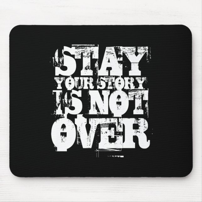 Selbstmordpräventionsbewusstsein _ Ihre Geschichte Mousepad (Vorne)