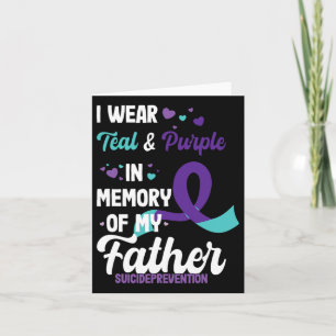 Selbstmordpräventionsbewusstsein in Erinnerung an  Karte