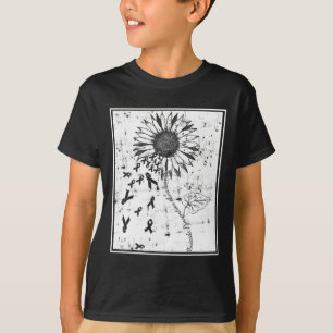 Selbstmordpräventionsbewusstsein Sonnenblume Bedrä T-Shirt