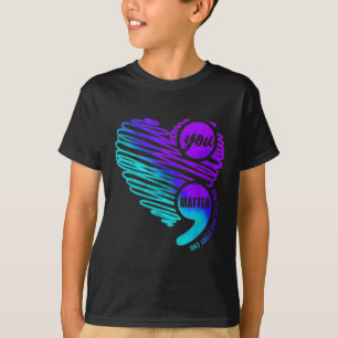 Selbstmordpräventionsbewusstseinswoche Du Semikolo T-Shirt