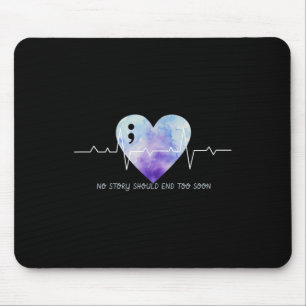 Selbstmordpräventionskleidung Bewusstsein für psyc Mousepad