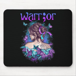 Selbstmordpräventionskriegerin Starkes Mädchen Sem Mousepad