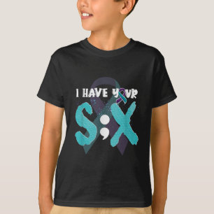 Selbstmordpräventionsshirt Bewusstsein Semikolon S T-Shirt