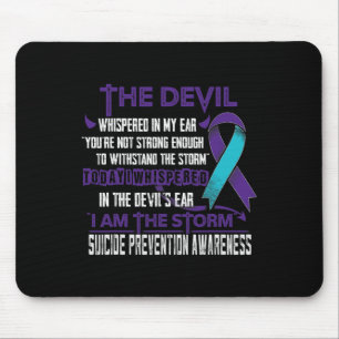 Selbstmordverhütung Bewusstsein, ich bin der Sturm Mousepad