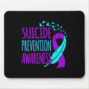 Selbstmordverhütung Sensibilisierung für Happy Rib Mousepad