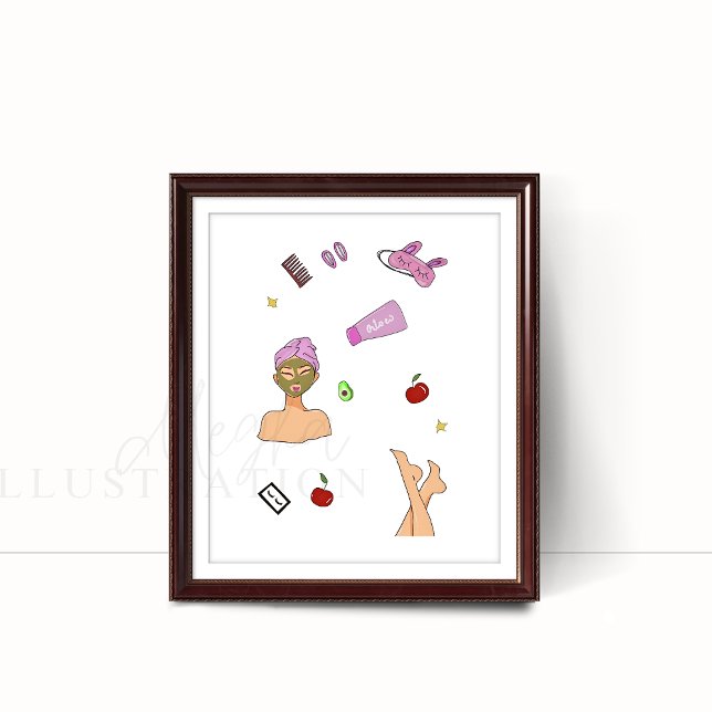 Selbstpflege, Modedarstellung Poster (Von Creator hochgeladen)