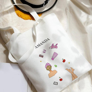 Selbstpflege, Modedarstellung Tragetasche