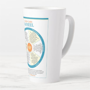 Selbstpflegerad-Latte-Tasse Milchtasse