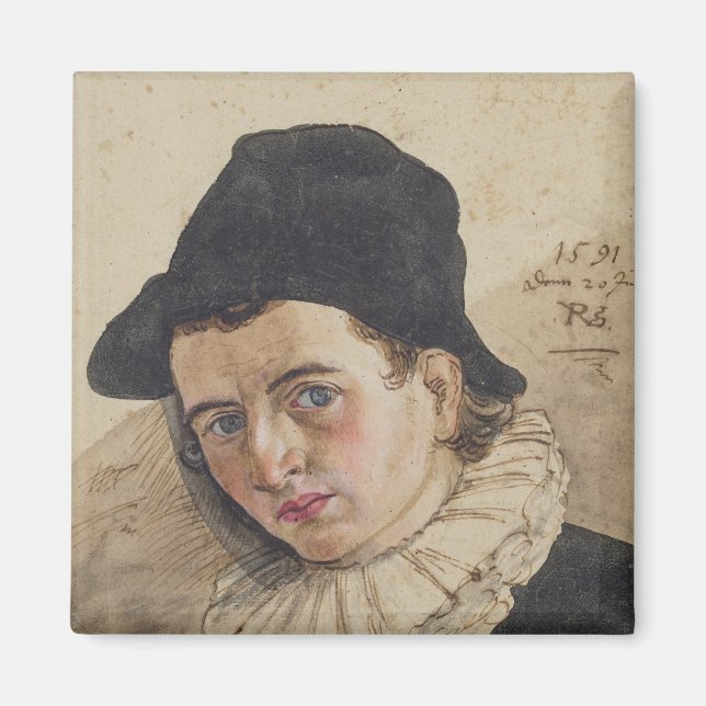 Selbstportrait, 1591 magnet (Vorne)