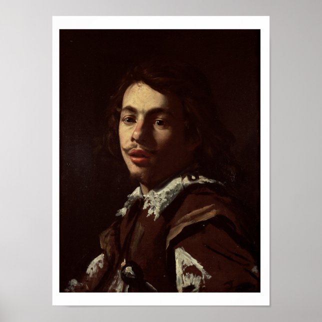 Selbstportrait, 1620 (Öl auf Leinwand) Poster (Vorne)