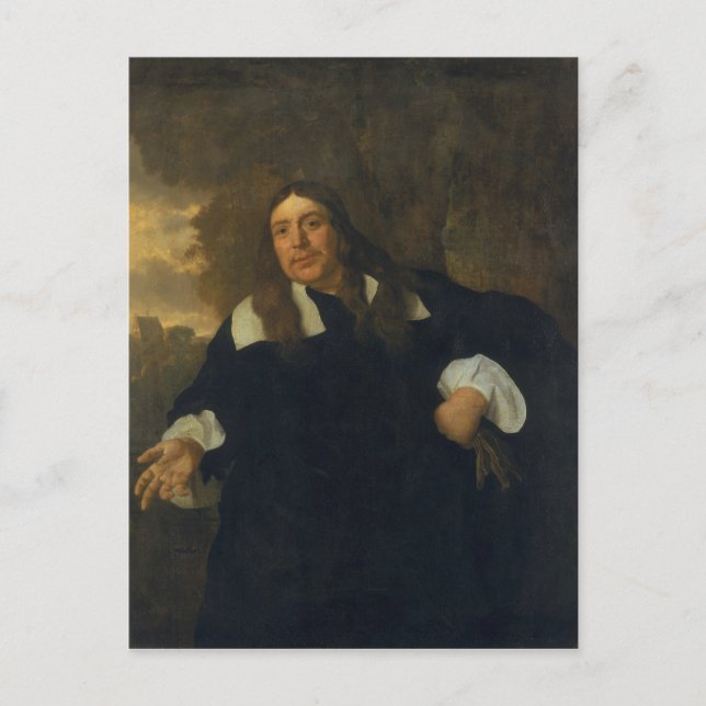 Selbstportrait, 1662 postkarte (Vorderseite)