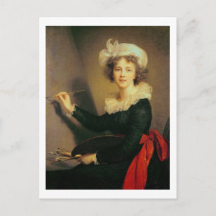 Selbstportrait, 1790 (Öl auf Leinwand) Postkarte