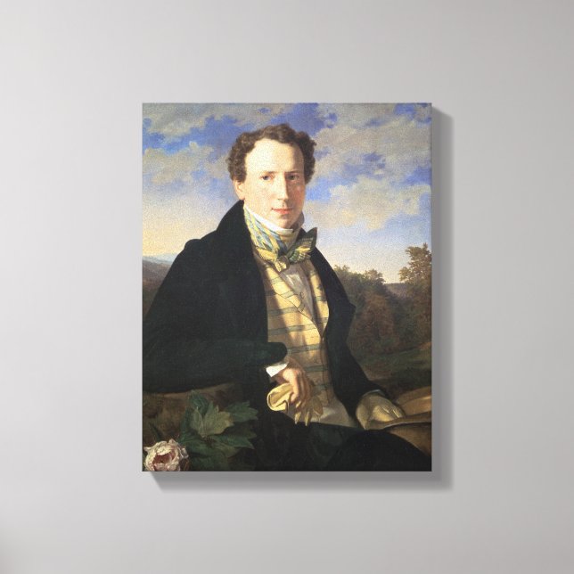 Selbstportrait, 1828 leinwanddruck (Vorderseite)
