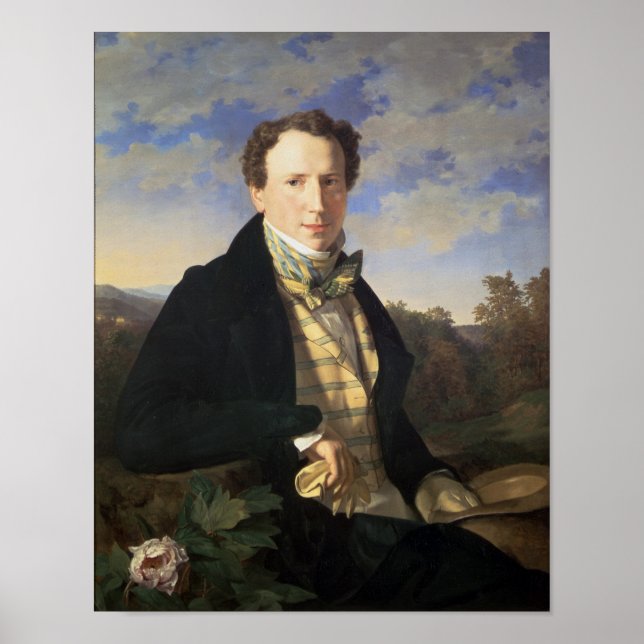 Selbstportrait, 1828 poster (Vorne)