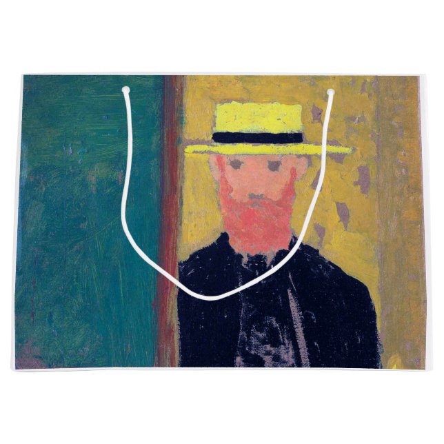 Selbstportrait (Bartter Mann), Edouard Vuillard Große Geschenktüte (Vorderseite)