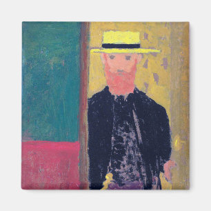 Selbstportrait (Bartter Mann), Edouard Vuillard Magnet