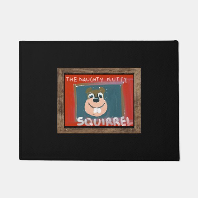 Selbstportrait der NN-Eichhörnchenmatte Fußmatte (Vorderseite)