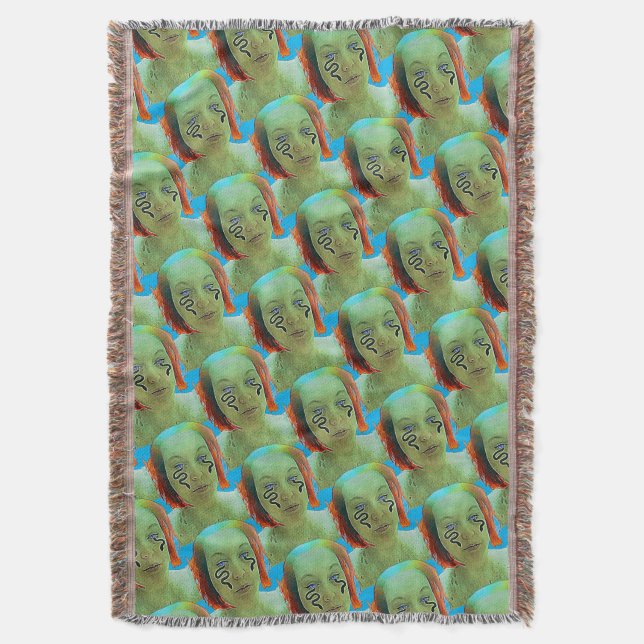 Selbstportrait der Schlange Decke (Vorderseite Vertikal)