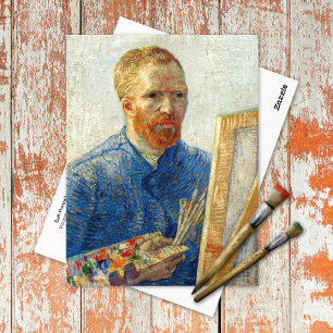 Selbstportrait Easel Vincent van Gogh Postkarte