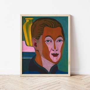Selbstportrait   Ernst Ludwig Kirchner Poster