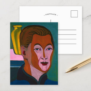Selbstportrait   Ernst Ludwig Kirchner Postkarte