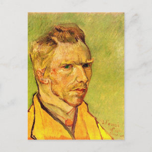 Selbstportrait für Friend Laval, Van Gogh Fine Art Postkarte