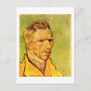 Selbstportrait für Friend Laval, Van Gogh Fine Art Postkarte